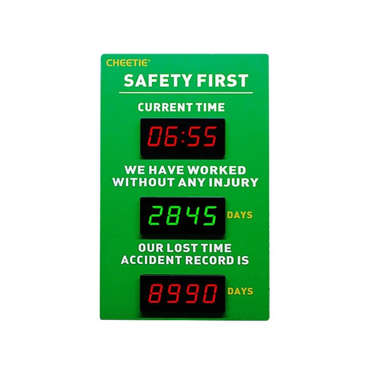 accident free days sign